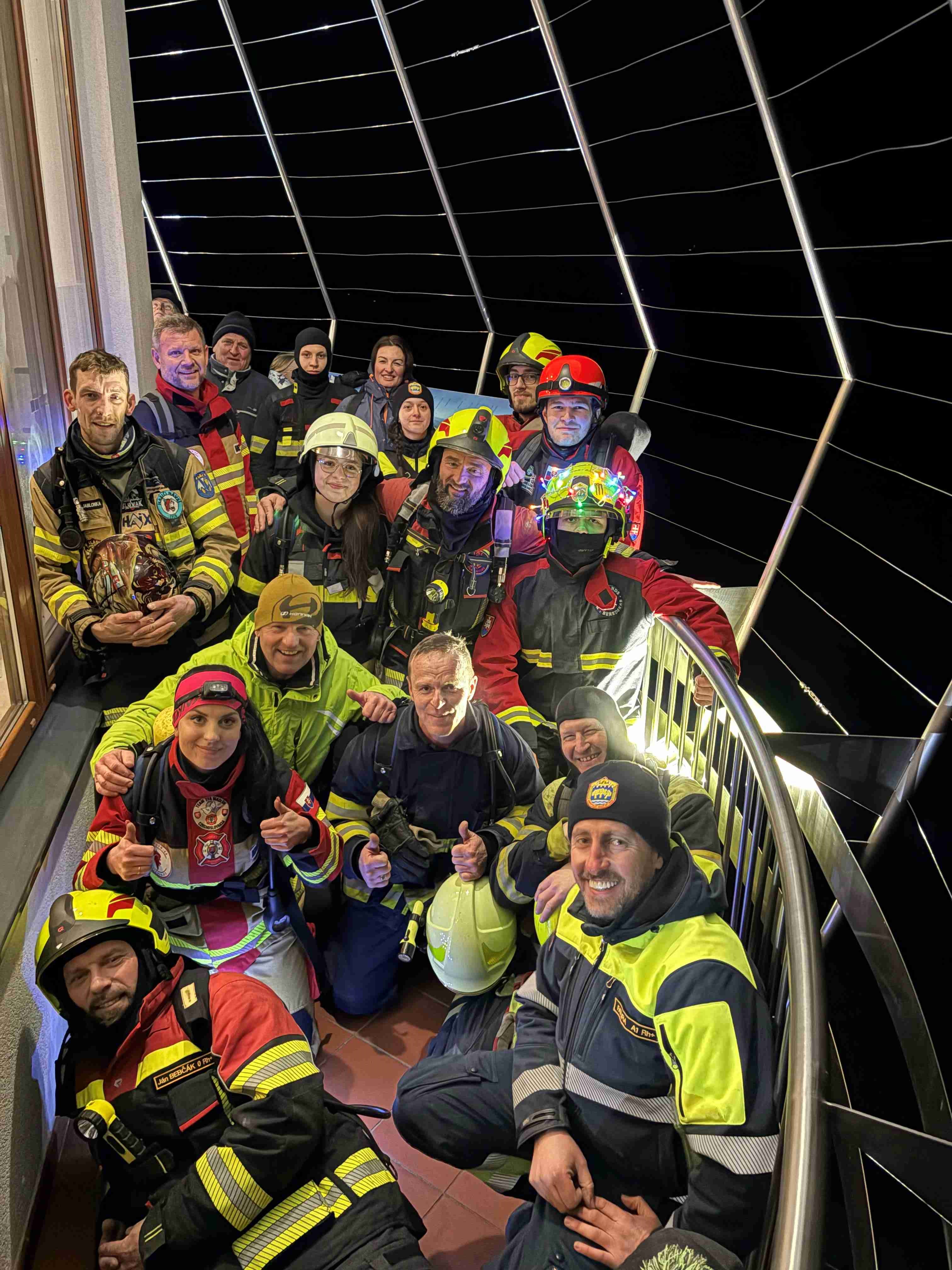 II. ročník výstupu hasičov na horu Živčáková 